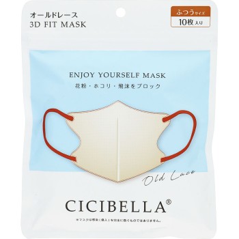 CICIBELLA 마스크 올드레이스 10매 La Bella