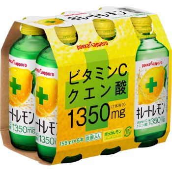 킬레이트 레몬 155ml×6 포카 삿포로 푸드&비버리지