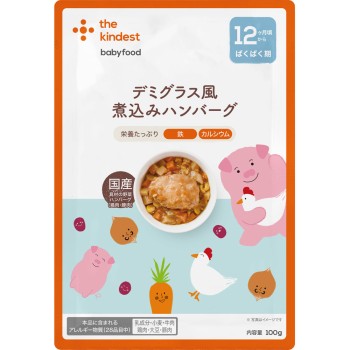 the kindest 데미글라스풍 조림 햄버그 100g MiL