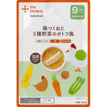 the kindest 닭 츠쿠네와 5종 채소 포토푀 100g MiL
