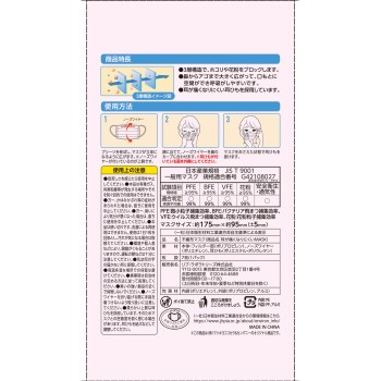 마츠키요 귀가 아프지 않은 마스크 보통 사이즈 7매