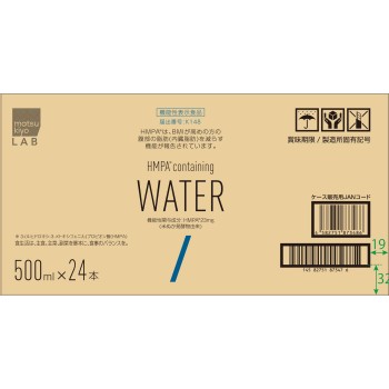 matsukiyo LAB HMPA 배합 워터 케이스 500ml×24병