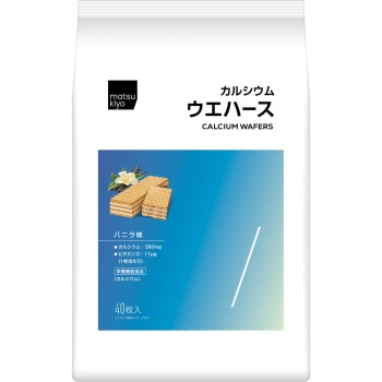 matsukiyo 칼슘 웨이퍼스 40매