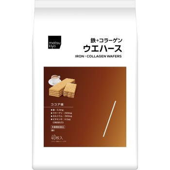 matsukiyo 철+콜라겐 웨이퍼스 40매