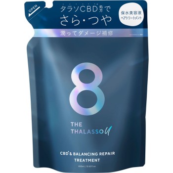 에이트 더 탈라소 유 CBD&밸런싱 데미지 리페어 미용액 헤어 트리트먼트 (리필) 400ml 스텔라시드