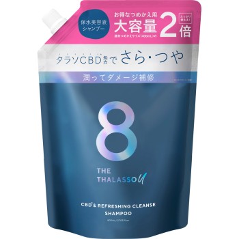 에이트 더 탈라소 유 CBD&리프레싱 클렌즈 미용액 샴푸 2배량 (리필) 800ml 스텔라시드