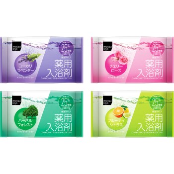 마츠키요 약용 입욕제 탄산 거품 타입 어소트 16정(4종×4정)