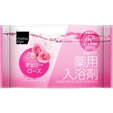 마츠키요 약용 입욕제 탄산 거품 체리 로즈 50g(1정)