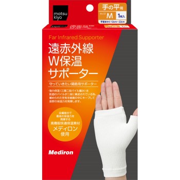 마츠키요 원적외선 W 보온 서포터 손바닥 M 1매입