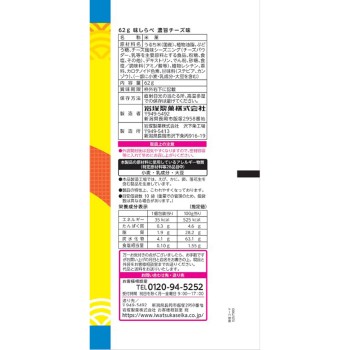 맛 탐구 진한 치즈 맛 62g 이와츠카 제과