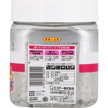 소취력 클리어 비즈 이온 소취 플러스 대용량 소취제 방 본체 무향 850g 에스테