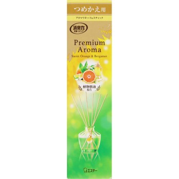 방 소취력 Premium Aroma Stick 리필 스위트 오렌지&베르가못 65ml 에스테