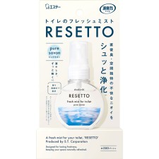 소취력 화장실 프레쉬 미스트 RESETTO 본체 퓨어 사봉 60ml 에스테