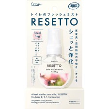 소취력 화장실 프레쉬 미스트 RESETTO 본체 플로럴 허그 60ml 에스테