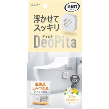 소취력 DeoPita 화장실용 본체 실키 부케 1개 에스테
