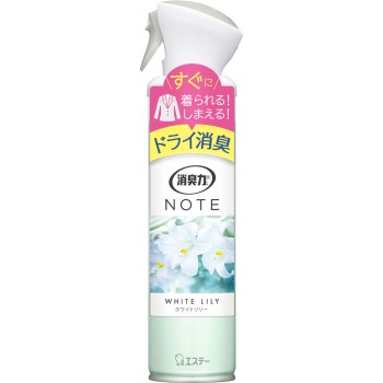 소취력 NOTE 의류용 스프레이 화이트 릴리 240ml 에스테