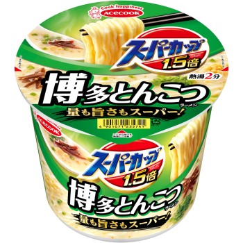 슈퍼컵 1.5배 돼지뼈 라멘 111g