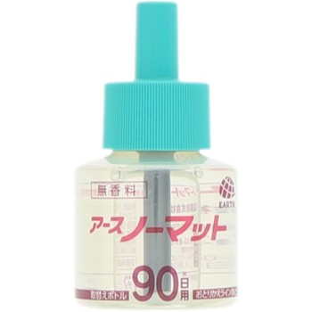 어스 노 매트 교체 보틀 90일용 무향 액체 모기향 모기 침입 대책 살충제 45ml×2 어스제약