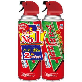어스 제트 파리 모기·바퀴벌레 살충제 스프레이 450ml×2개 어스제약