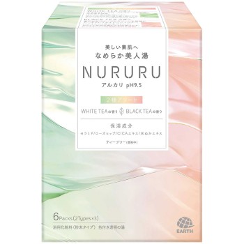 NURURU 화이트 티 향&블랙 티 향 6포 아스제약