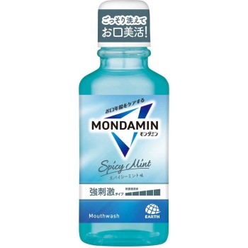 몬다민 스파이시민트 마우스워시 휴대용 미니사이즈 100ml 아스제약