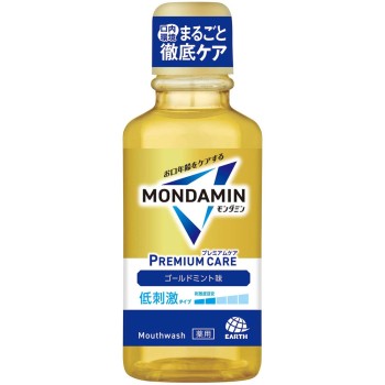 몬다민 프리미엄 케어 골드 민트 구강 세정제 휴대용 미니 사이즈 100ml 어스 제약 (의약부외품)