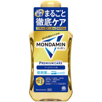 몬다민 프리미엄케어 골드민트 구강청결제 600ml 어스제약