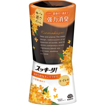 깔끔하게! 화장실용 명랑한 금목서 소취제 방향제 거치형 400ml 어스제약