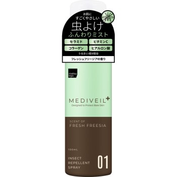 matsukiyo 메디베일 모기 기피 폭신한 미스트 프레시 프리지아 100ml (의약외품)