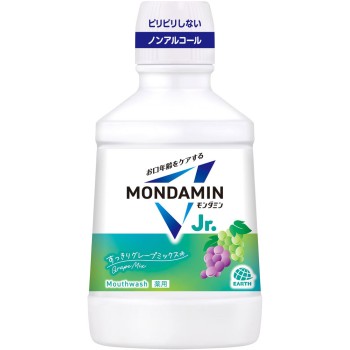 몬다민 주니어 포도믹스맛 어린이용 구강청결제 논알코올 600ml 어스제약