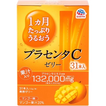 1개월 촉촉 플라센타C젤리 망고맛 31개 아스제약