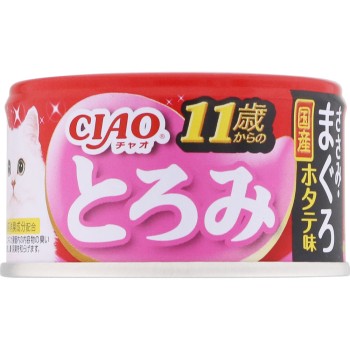 CIAO 점도 11세부터 닭고기살·참치 가리비맛 80g 이나바식품