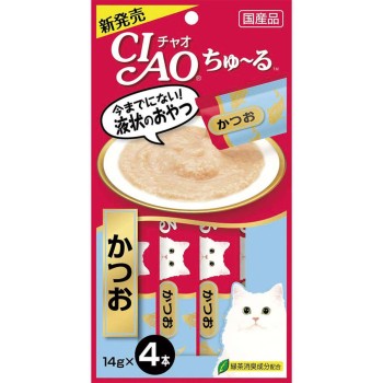<CIAO 츄르> 가다랑어 14g×4 이나바 식품