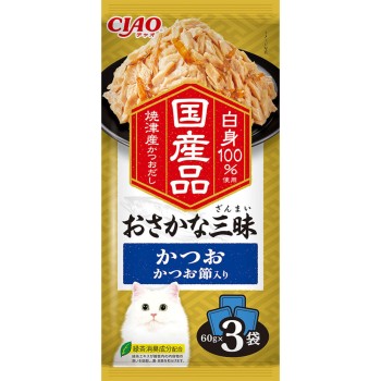 생선 삼매경 가다랑어포 60g×3 이나바식품