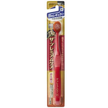 더 프리미엄케어 칫솔 8열 레귤러 부드러운 에비스
