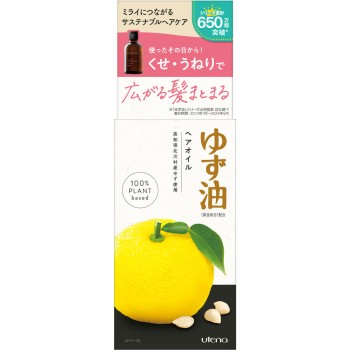 유즈유 무첨가 헤어 오일 60ml 우테나