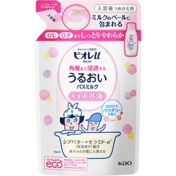 비오레 u 각층까지 침투하는 보습 바스 밀크 파우더리 향 리필용 480ml 카오