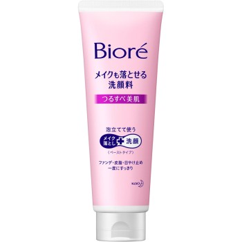 비오레 메이크업도 지울 수 있는 세안료 매끈미용 피부 210G 카오