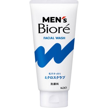 맨즈비오레 마이크로 스크럽세안 130G 카오