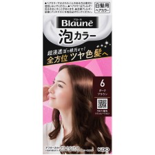 브로네 거품 컬러 6 다크 브라운 108ml 카오