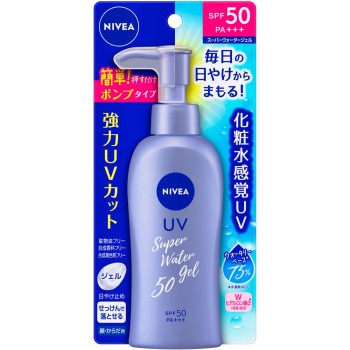 니베아 선 프로텍트 워터 젤 SPF50 펌프 140g 카오
