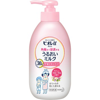 비오레 u 각질층까지 침투하는 보습 밀크 플로럴 향 300mL 카오