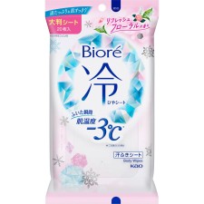 비오레 쿨 시트 리프레시 플로럴 향 20매 카오