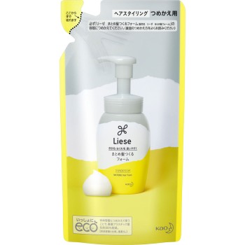 리제 정리 머리 폼 리필용 180ml 카오