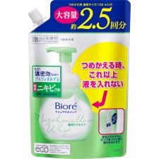 비오레 마쉬멜로우 휩 약용아크네 케어 리필 대용량 330mL 카오
