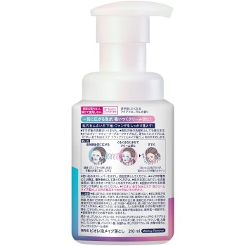 비오레 거품크림메이크업 클렌저 본체 210ml 카오