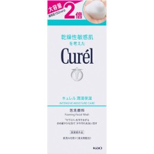 큐렐 윤침 보습 거품 세안료 대사이즈보틀 300mL 카오