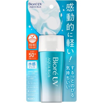 비오레 UV 아쿠아리치 워터리 젤 70mL 카오