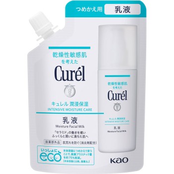 큐렐 윤침 보습 유액 리필 100mL 카오