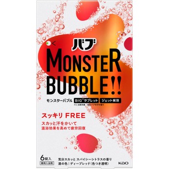 버블 몬스터버블 상쾌 FREE 6정 카오